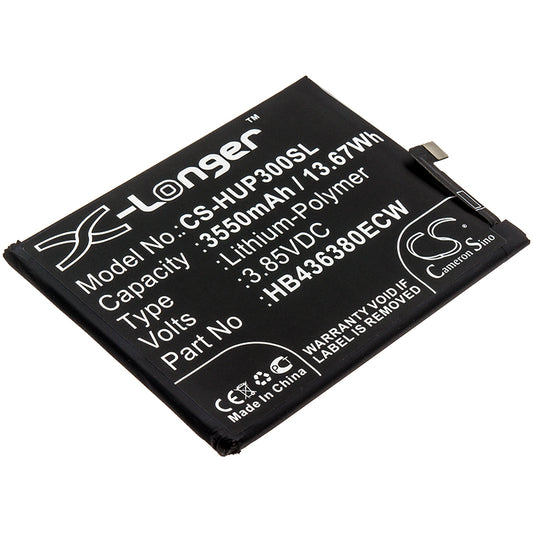 Replacement Battery for Huawei P30 – Mobile, SmartPhone – 3550mAh / 3.85V