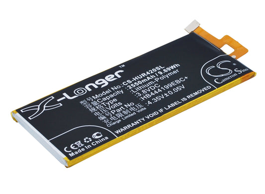 Replacement Battery for Huawei Honor 4C – Mobile, SmartPhone – 2550mAh / 3.8V
