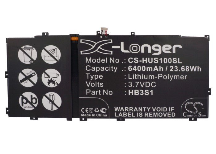 Replacement Battery for Huawei MediaaPad 10FHD – Notebook, Laptop – 6400mAh / 3.7V - image 5