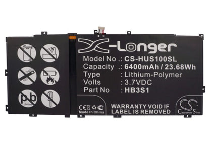 Replacement Battery for Huawei MediaaPad 10FHD – Notebook, Laptop – 6400mAh / 3.7V - image 5