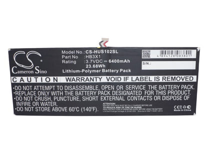 Replacement Battery for Huawei MediaPad 10 Link – Tablet – 6400mAh / 3.7V - image 5