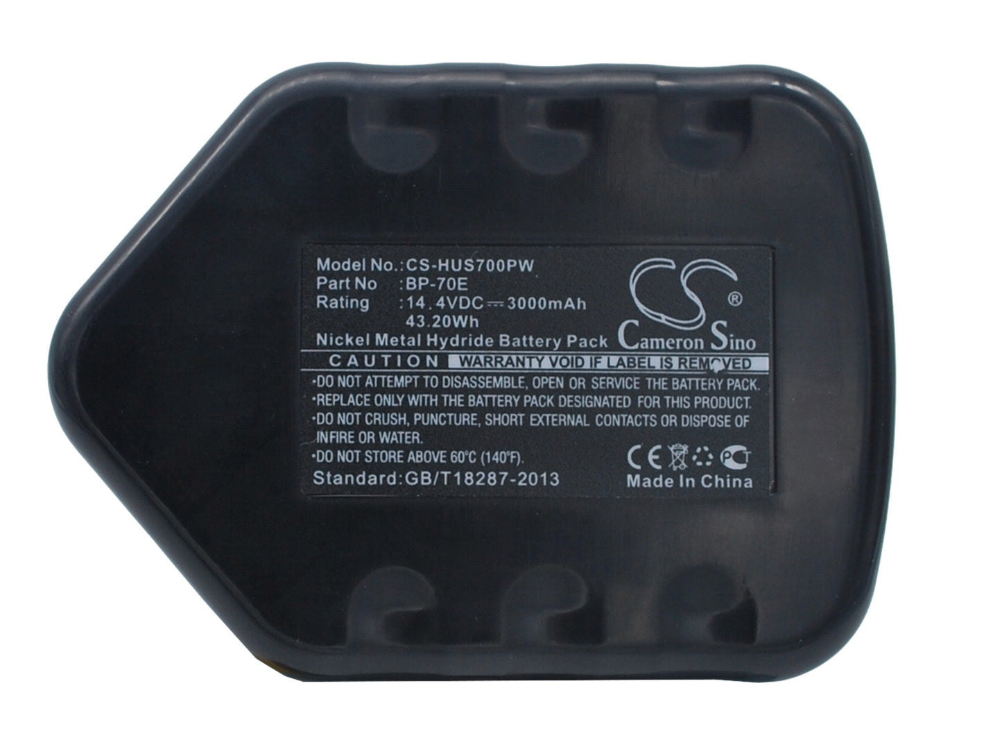 Replacement Battery for HUSKIE  REC-S3550 – Power Tools – 3000mAh / 43.20Wh / 14.4V