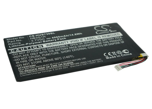 Replacement Battery for Huawei | T-Mobile MediaPad – Tablet – 4000mAh / 3.7V - image 1