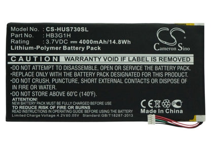 Replacement Battery for Huawei | T-Mobile MediaPad – Tablet – 4000mAh / 3.7V - image 5