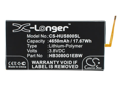 Replacement Battery for Huawei Mediapad M1 8.0 – Tablet – 4650mAh / 3.8V - image 1