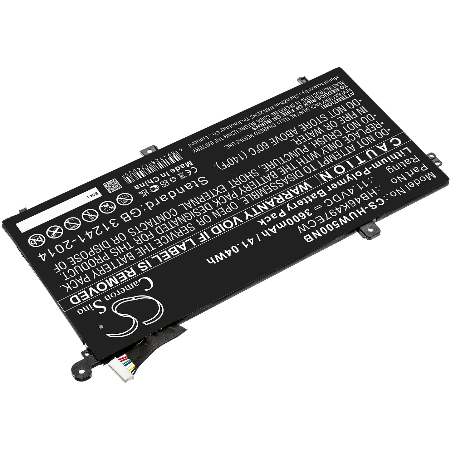 Replacement Battery for Huawei MateBook D – Notebook, Laptop – 3600mAh / 11.4V - image 2