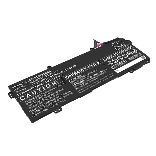 Replacement Battery for Huawei MateBook 13S I5 11300H – Notebook, Laptop – 5100mAh / 11.55V