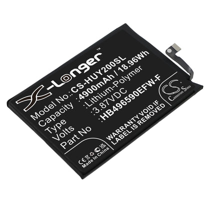 Replacement Battery for Honor | Huawei Play 20 – Mobile, SmartPhone – 4900mAh / 3.87V - image 1