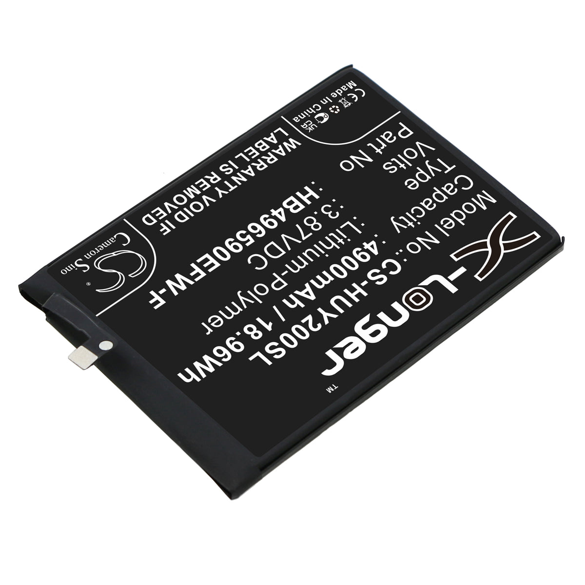 Replacement Battery for Honor | Huawei Play 20 – Mobile, SmartPhone – 4900mAh / 3.87V