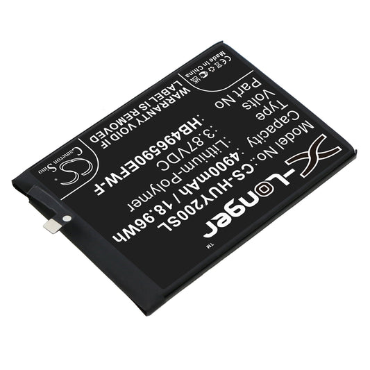 Replacement Battery for Huawei  Changwan 20 – Mobile, SmartPhone – 4900mAh / 18.96Wh / 3.87V