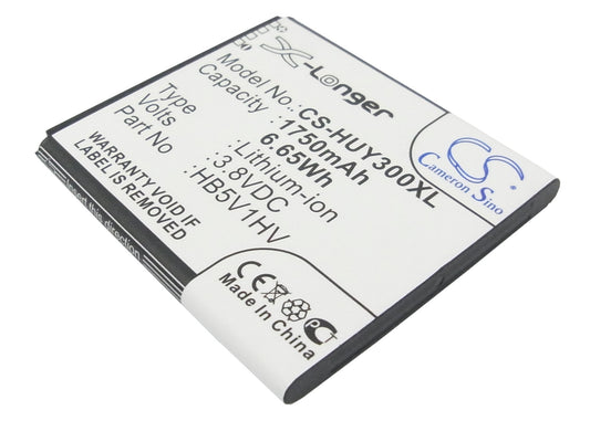 Replacement Battery for Huawei Y300 – Mobile, SmartPhone – 1750mAh / 3.8V