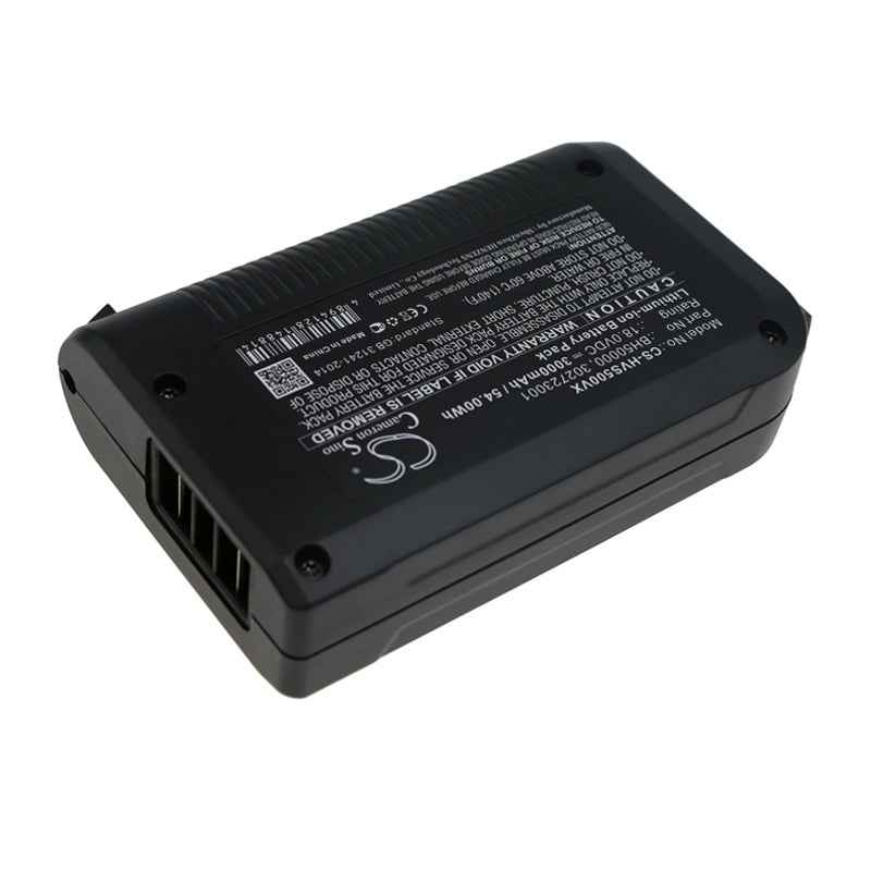 Replacement Battery for Hoover Platinum Stick – Vacuum – 3000mAh / 18V