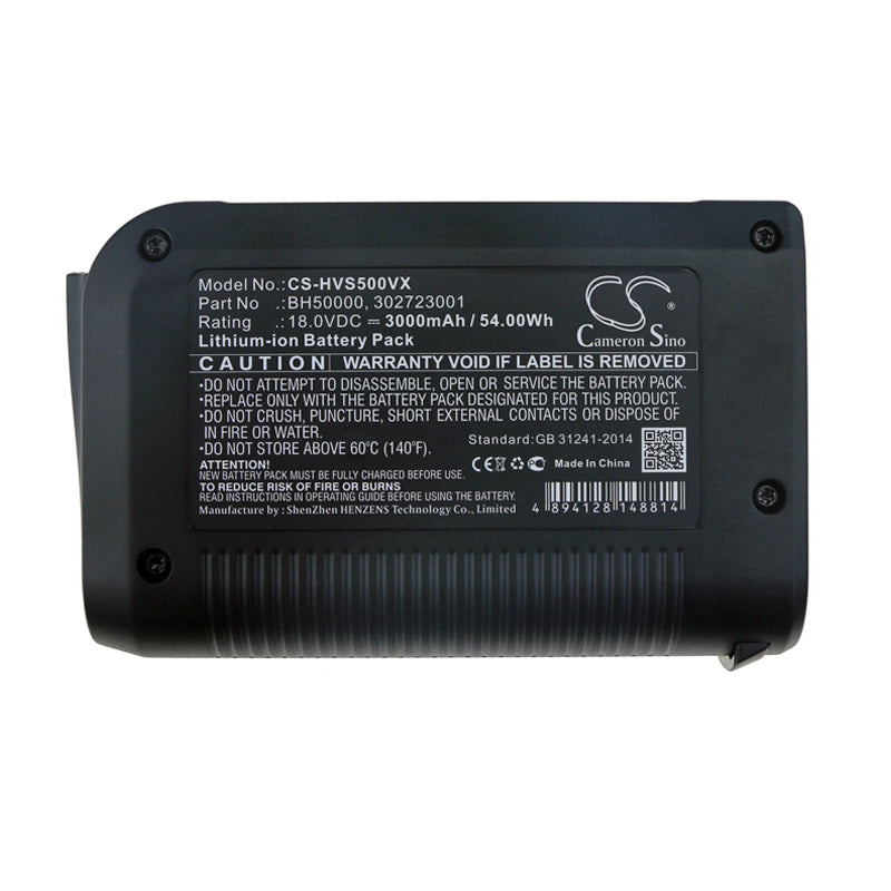 Replacement Battery for Hoover Platinum Stick – Vacuum – 3000mAh / 18V