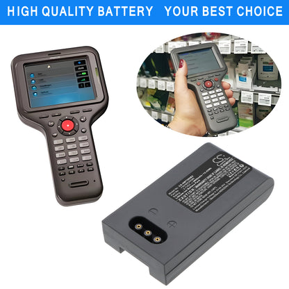 Replacement Battery for Hoft & Wessel HW19200 – Barcode Scanner – 3600mAh / 3.7V