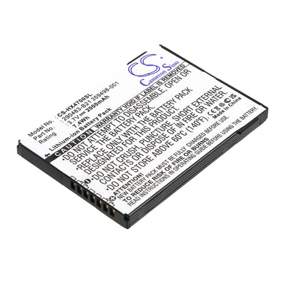 Replacement Battery for HP iPAQ HX4700 – PDA, Pocket PC – 2000mAh / 3.7V