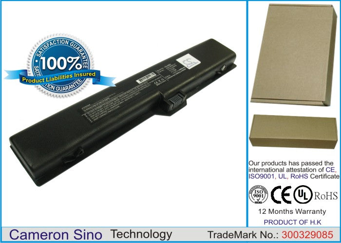 Replacement Battery for HP | Gateway OmniBook XE2-DC-F2055WT – Notebook, Laptop – 4400mAh / 14.8V - image 1