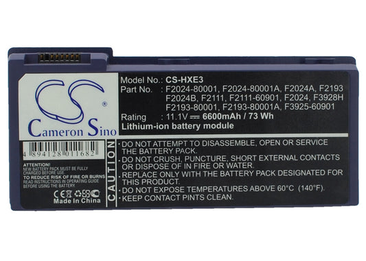 Replacement Battery for HP OmniBook XE3B-F2305W – Notebook, Laptop – 6600mAh / 11.1V - image 1