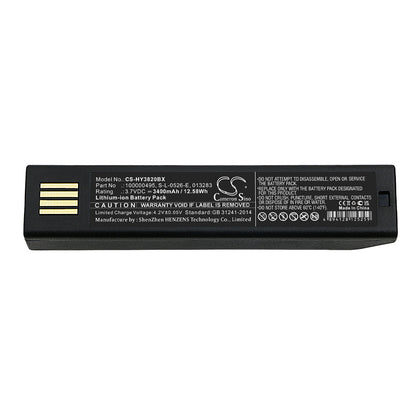 Replacement Battery for Keyence | Leuze | Honeywell | Xenon HR-100 – Barcode Scanner – 3400mAh / 3.7V - image 3