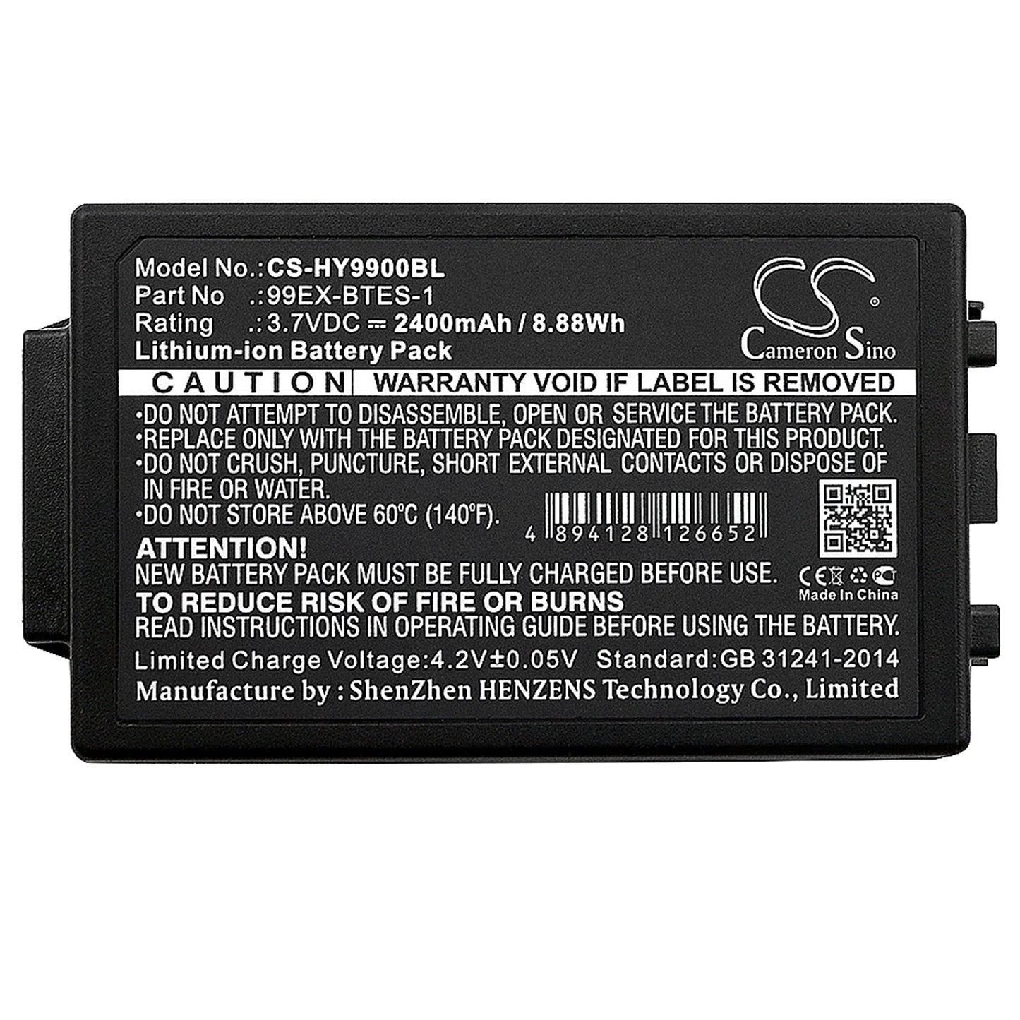 Replacement Battery for Dolphin  99EX – Barcode Scanner – 2400mAh / 8.88Wh / 3.7V