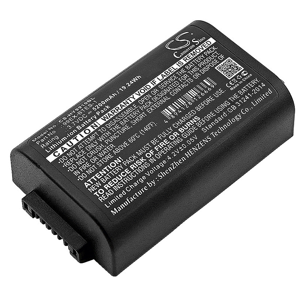 Replacement Battery for Honeywell | Dolphin 99EXhc – Barcode Scanner – 5200mAh / 3.7V