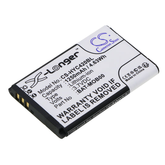 Replacement Battery for Honeywell Captuvo SL22 – Barcode Scanner – 1250mAh / 3.7V - image 1