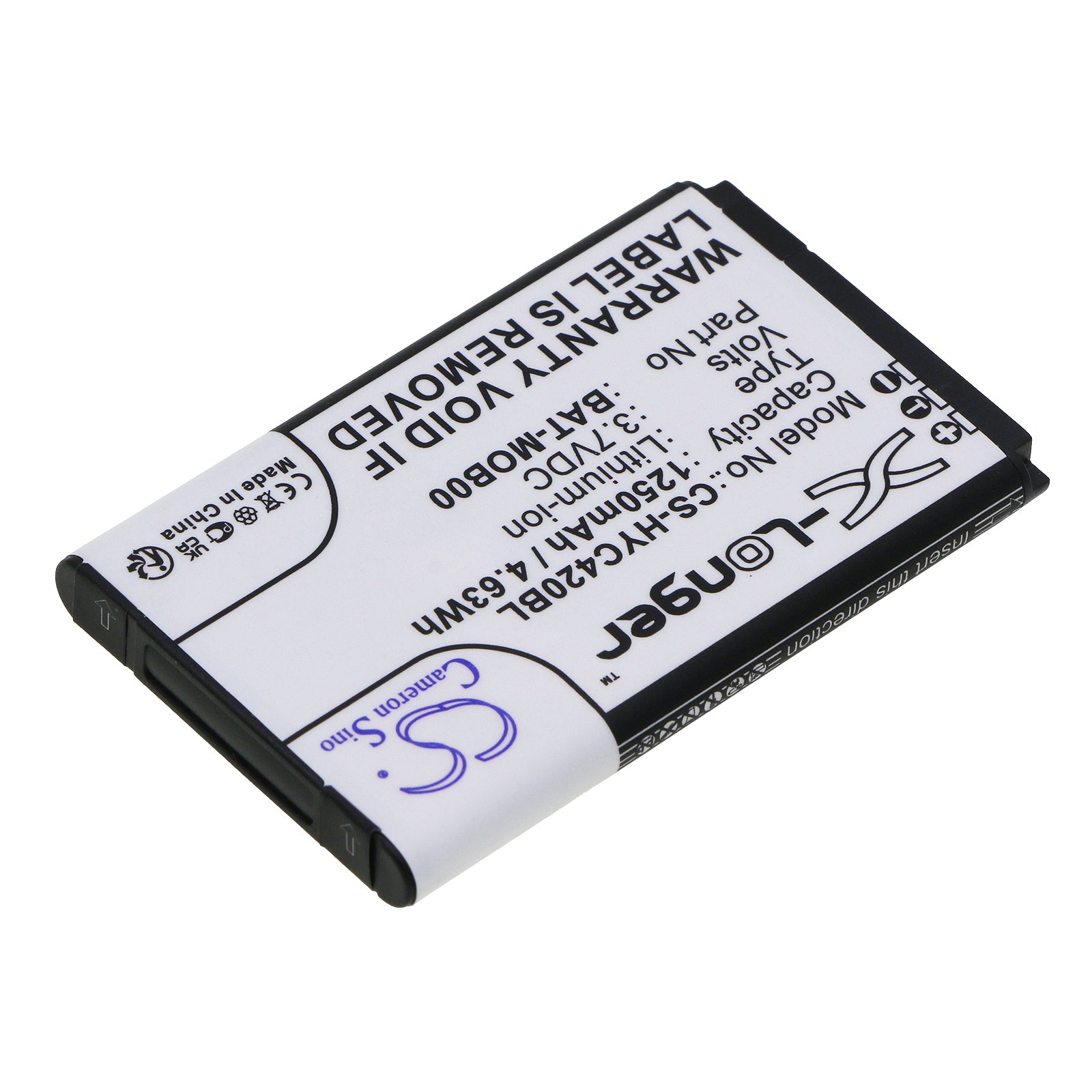 Replacement Battery for Honeywell Captuvo SL22 – Barcode Scanner – 1250mAh / 3.7V - image 2