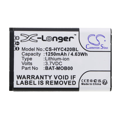 Replacement Battery for Honeywell Captuvo SL22 – Barcode Scanner – 1250mAh / 3.7V - image 3