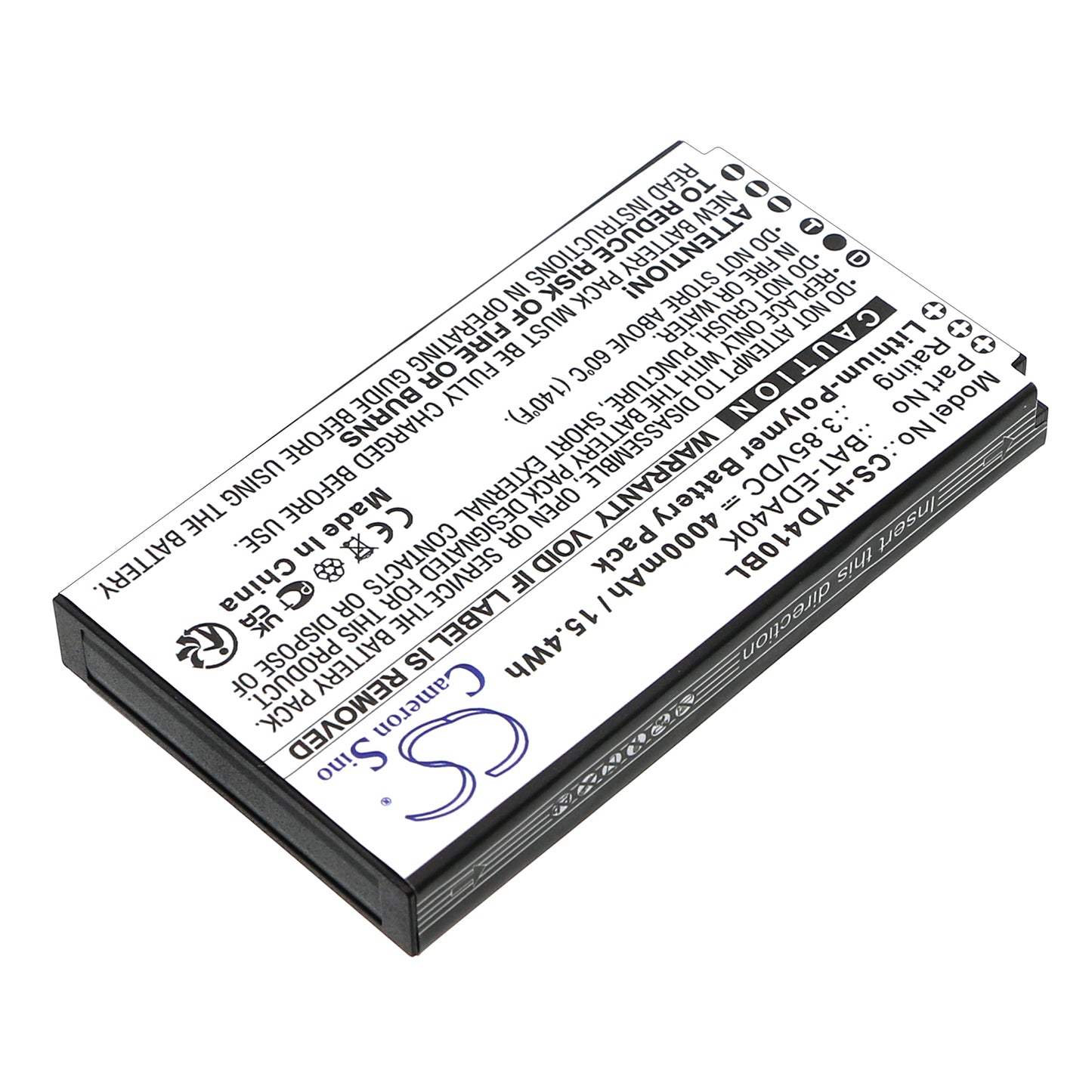 Replacement Battery for Honeywell EDA40K – Barcode Scanner – 4000mAh / 3.85V - image 2