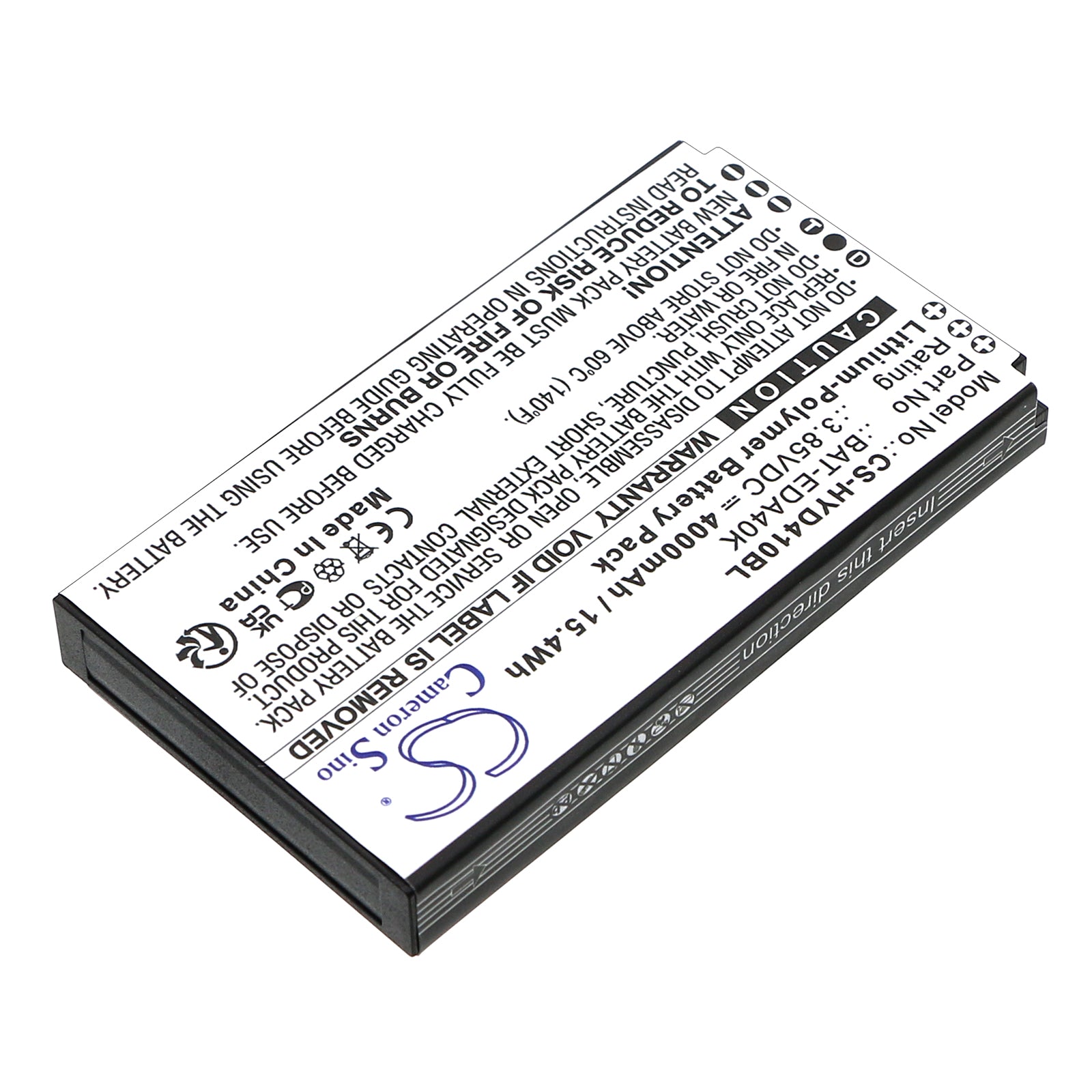 Replacement Battery for Honeywell EDA40K – Barcode Scanner – 4000mAh / 3.85V - image 2