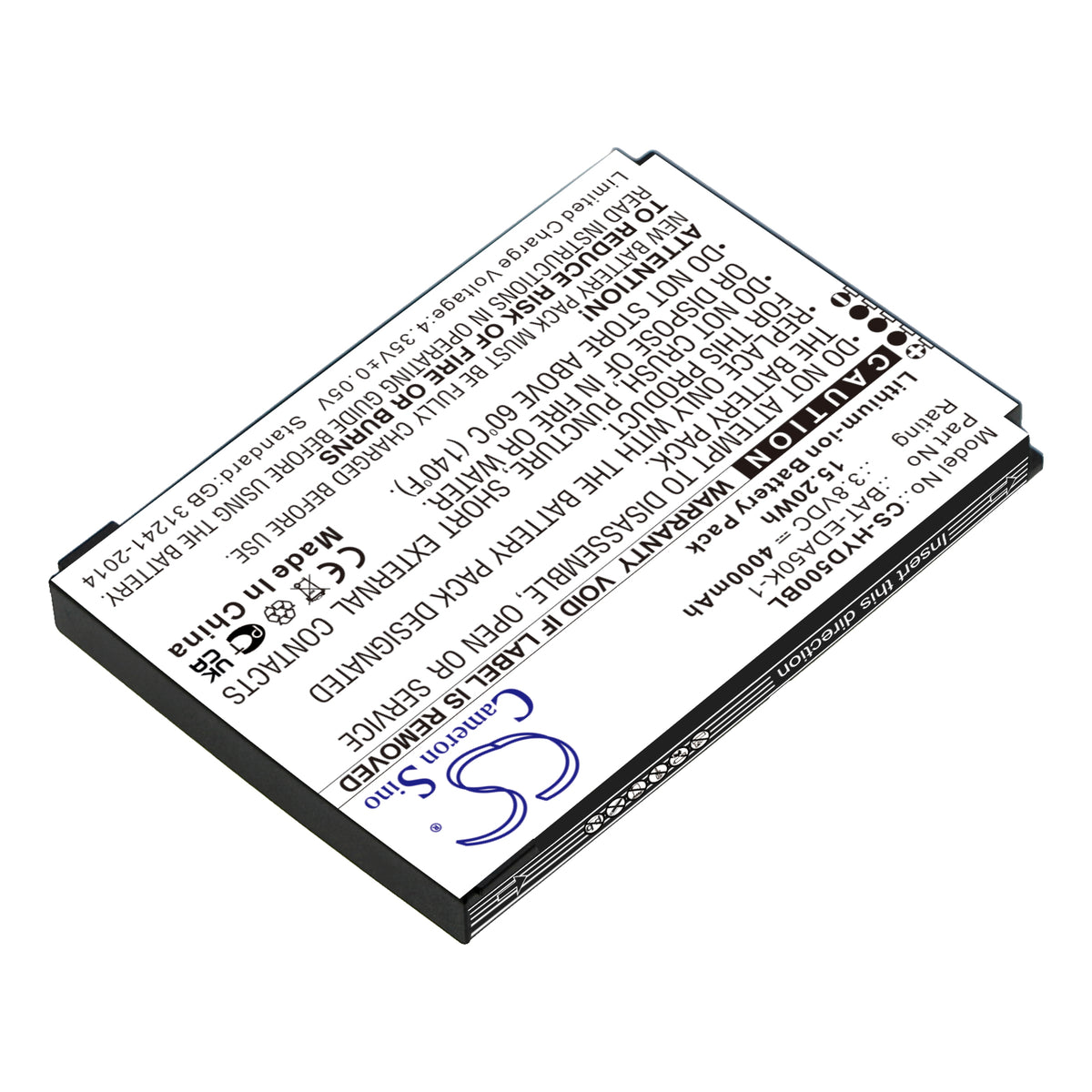 Replacement Battery for Honeywell EDA50K – Barcode Scanner – 4000mAh / 3.8V