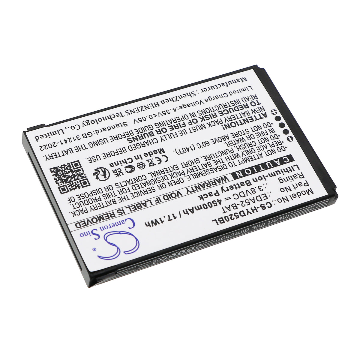 Replacement Battery for Honeywell ScanPal EDA52 – Barcode Scanner – 4500mAh / 3.8V