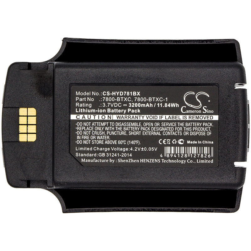 Replacement Battery for Dolphin | Honeywell 7600 – Barcode Scanner – 3200mAh / 3.7V - image 3