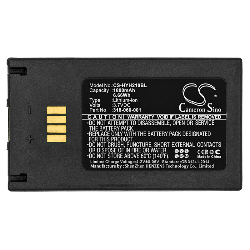 Replacement Battery for Honeywell IH21 RFID – Barcode Scanner – 1800mAh / 3.7V - image 3