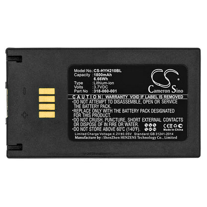 Replacement Battery for Honeywell IH21 RFID – Barcode Scanner – 1800mAh / 3.7V - image 3