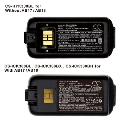 Replacement Battery for Honeywell | Dolphin CK3B – Barcode Scanner – 5200mAh / 3.7V