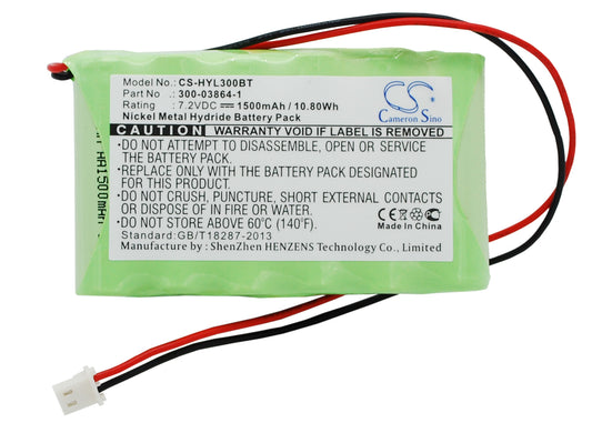 Replacement Battery for Honeywell | ADT | Ademco | Bentel | GP | ADI Lynx L3000 – Alarm System – 1500mAh / 7.2V