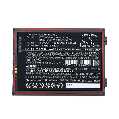 Replacement Battery for Honeywell | Dolphin CT40 – Barcode Scanner – 4000mAh / 3.8V