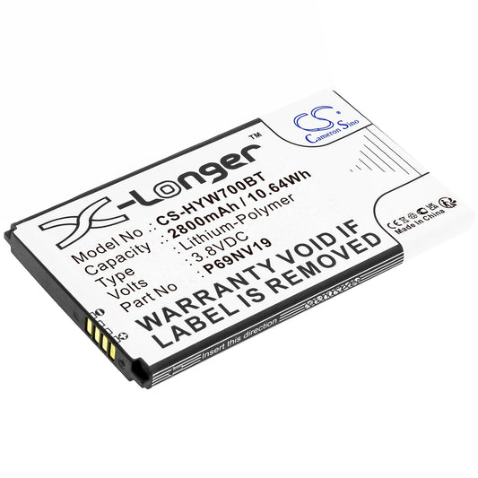 Replacement Battery for ADT | Honeywell WTS700 Resideo 7" Wireless Secondary Color Touchscreen – Alarm System – 2800mAh / 3.8V