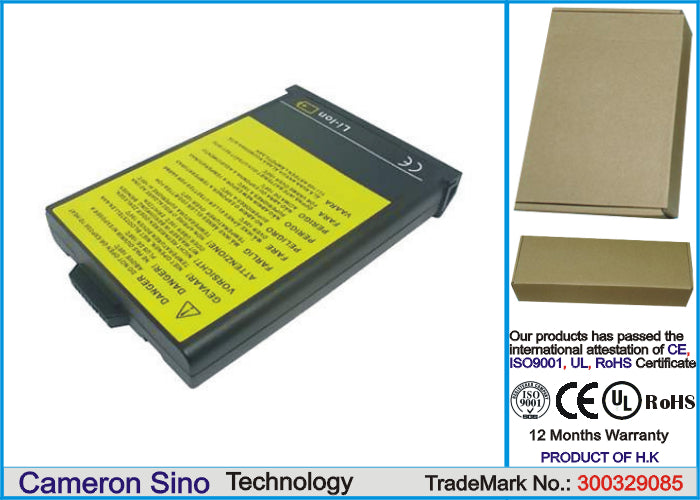Replacement Battery for IBM ThinkPad i1400 2621-XXX – Notebook, Laptop – 6600mAh / 10.8V - image 1