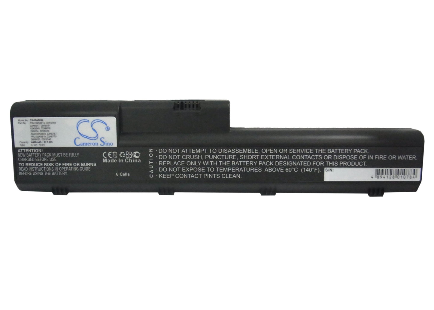 Replacement Battery for IBM ThinkPad A20 – Notebook, Laptop – 4400mAh / 10.8V - image 5
