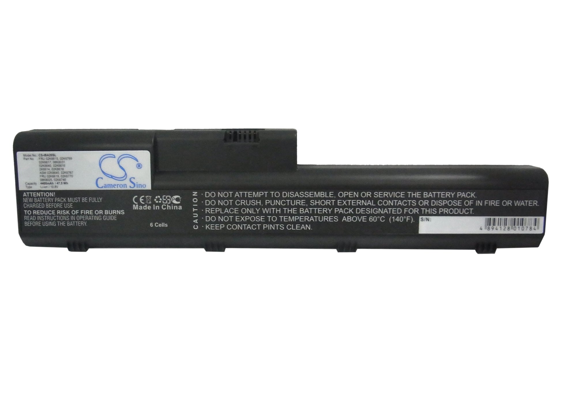 Replacement Battery for IBM ThinkPad A20 – Notebook, Laptop – 4400mAh / 10.8V - image 5