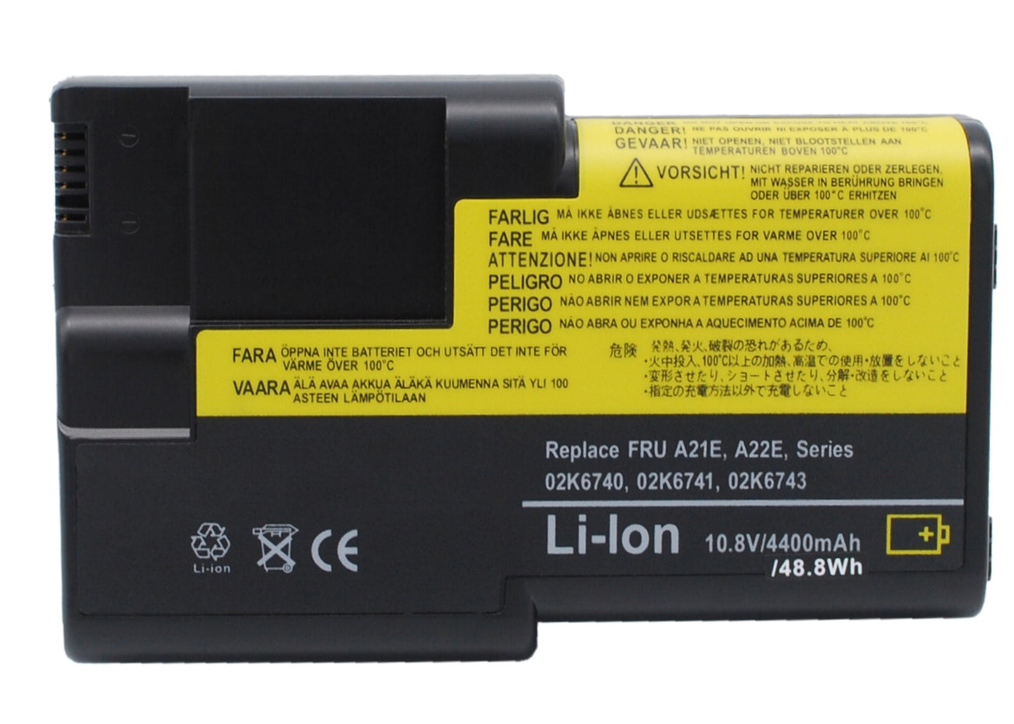 Replacement Battery for IBM Thinkpad A21e – Notebook, Laptop – 4400mAh / 10.8V - image 1