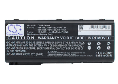 Replacement Battery for IBM ThinkPad G40 – Notebook, Laptop – 4400mAh / 10.8V - image 1