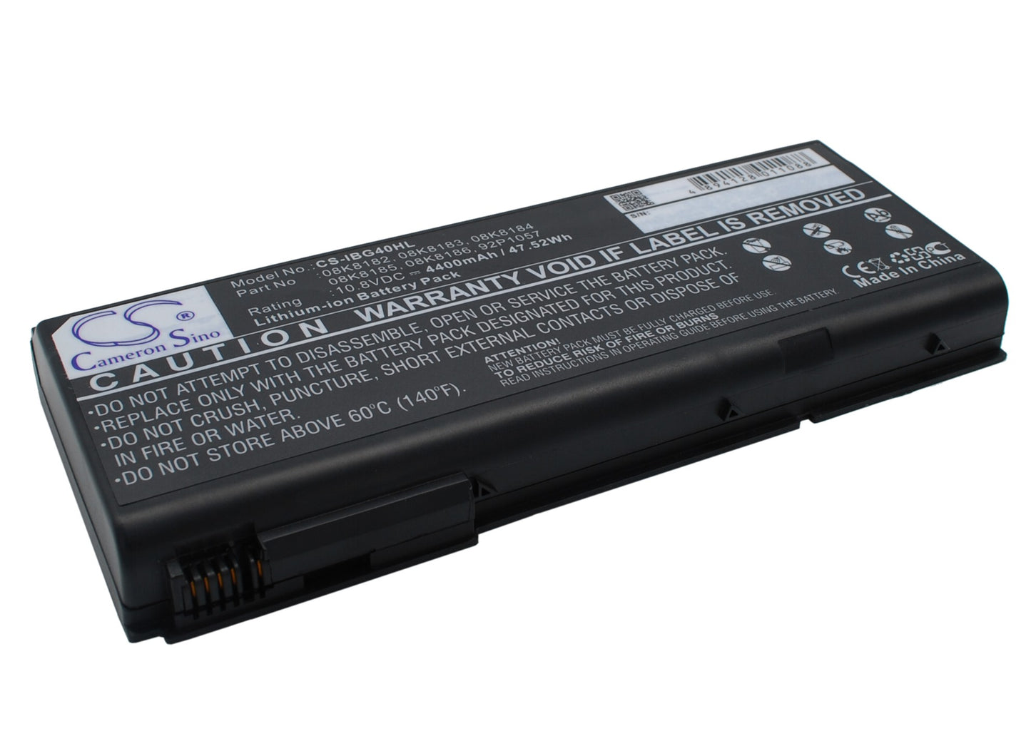 Replacement Battery for IBM ThinkPad G40 – Notebook, Laptop – 4400mAh / 10.8V - image 2