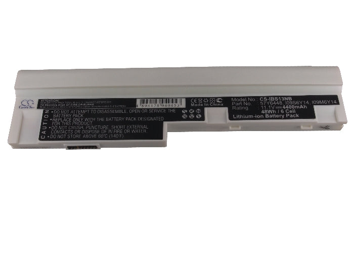Replacement Battery for Lenovo  IdeaPad S10-3 - 06474CU – Notebook, Laptop – 4400mAh / 48.84Wh / 11.1V