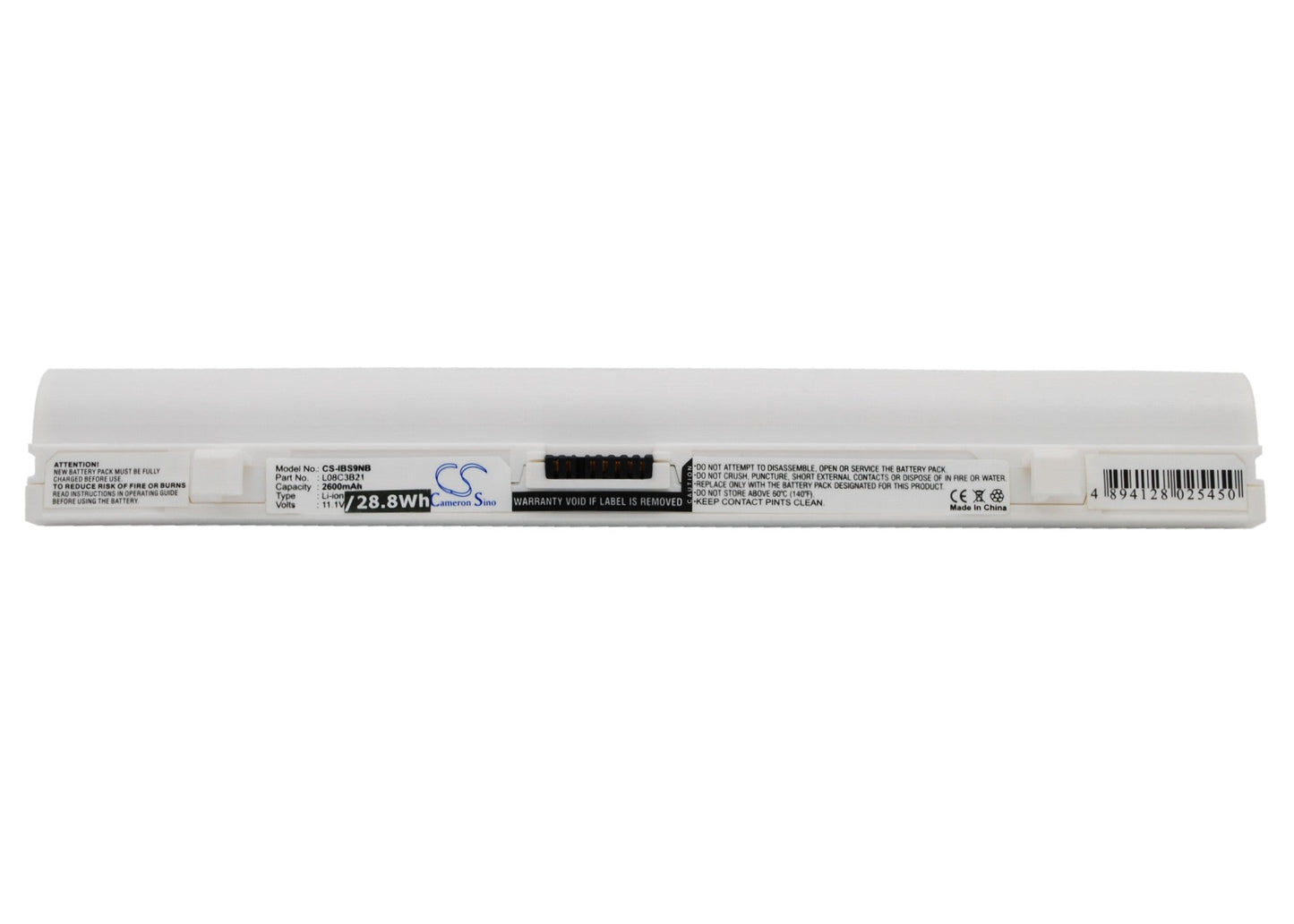 Replacement Battery for Lenovo  ideapad ideapad S10 20015 – Notebook, Laptop – 2600mAh / 11.1V