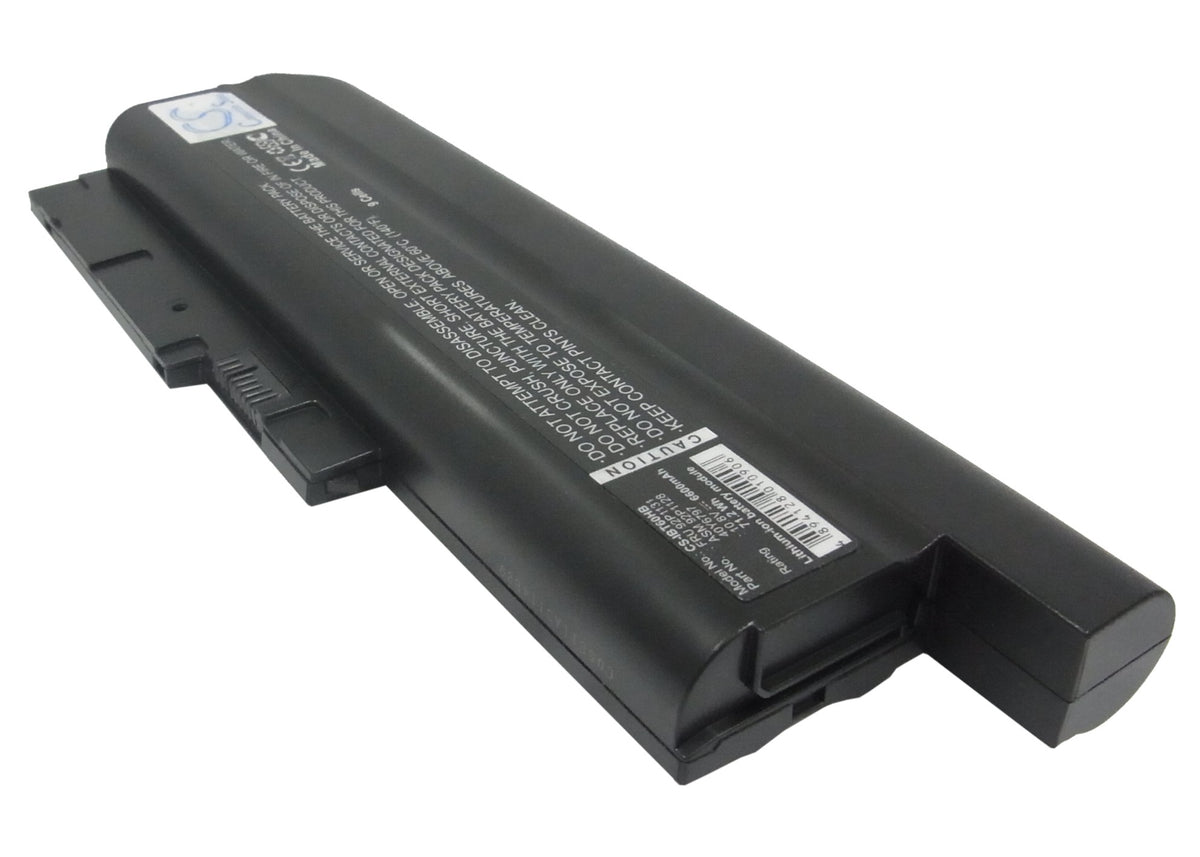 Replacement Battery for IBM ThinkPad R60 – Notebook, Laptop – 6600mAh / 10.8V