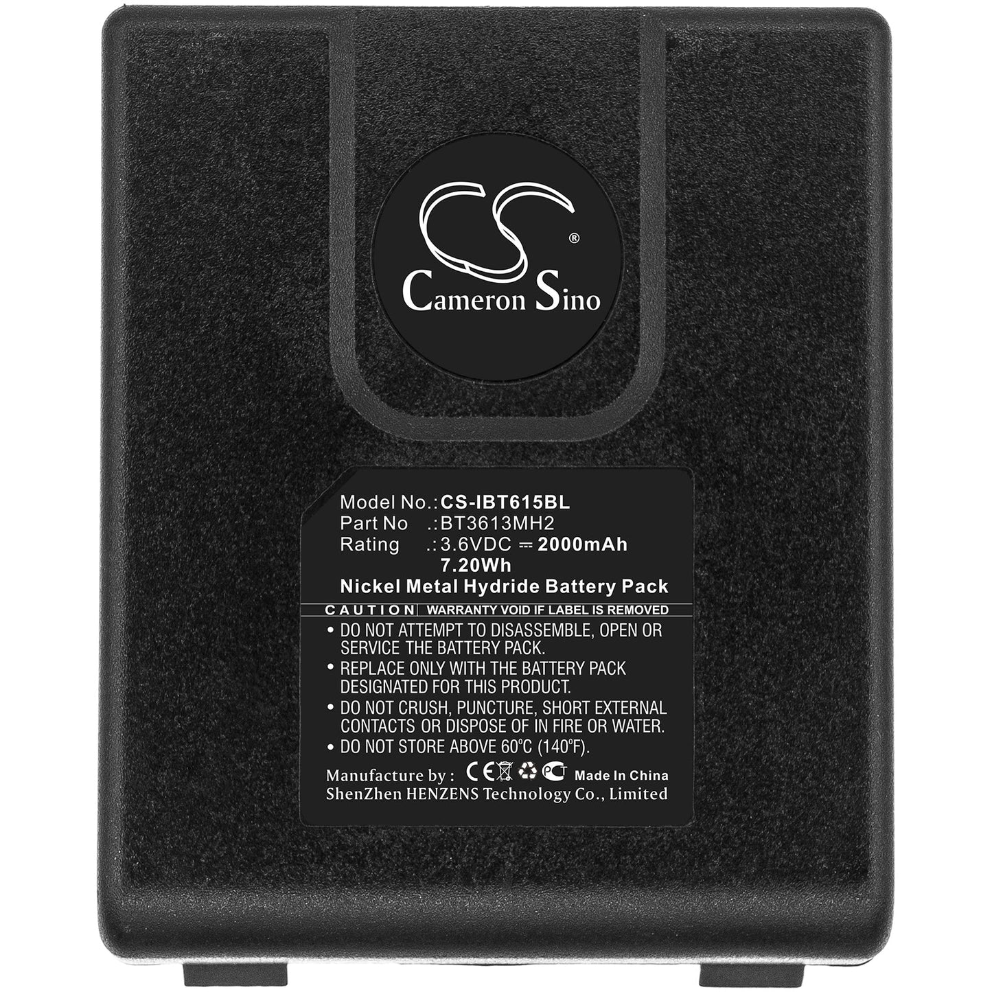 Replacement Battery for Itowa  Winner 2G Version 1 – Crane Remote Control – 2000mAh / 7.20Wh / 3.6V