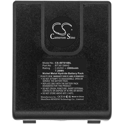 Replacement Battery for Itowa  Winner 2G Version 2 – Crane Remote Control – 2000mAh / 7.20Wh / 3.6V