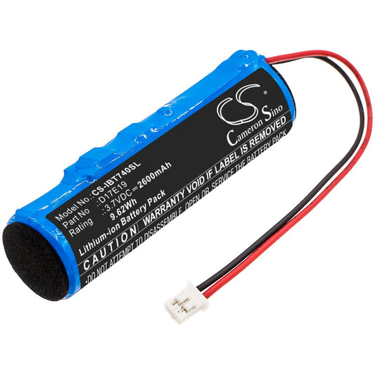 Replacement Battery for iHome  iBT74 – Speaker – 2600mAh / 9.62Wh / 3.7V